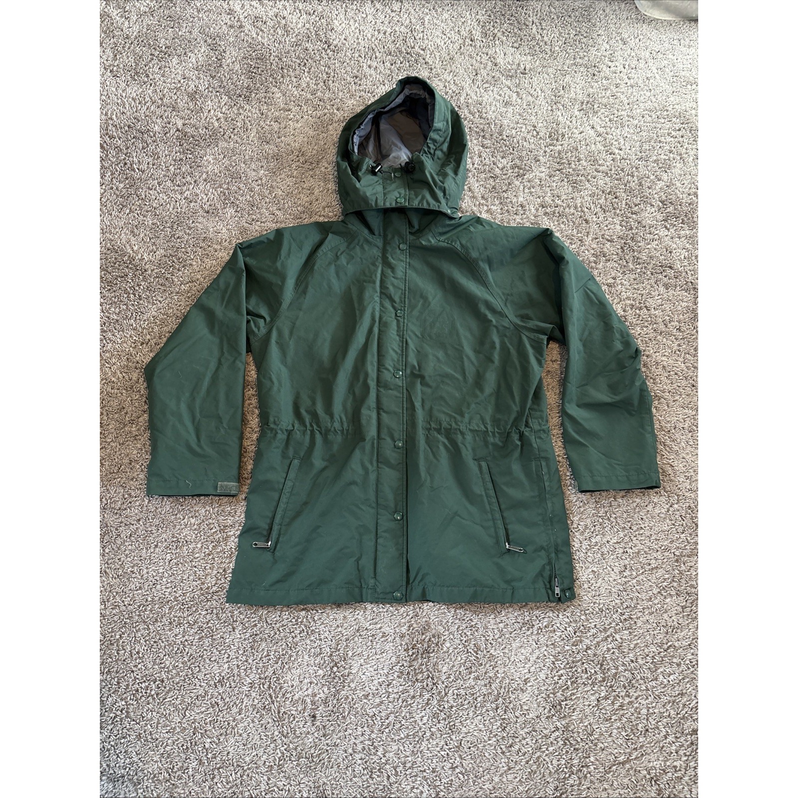 Vtg The North Face Women's Gore-Tex Parka Jacket 90s Waterproof Green Sz W-Xl